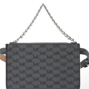 MICHAEL KORS PULL CHAIN WAIST BAG